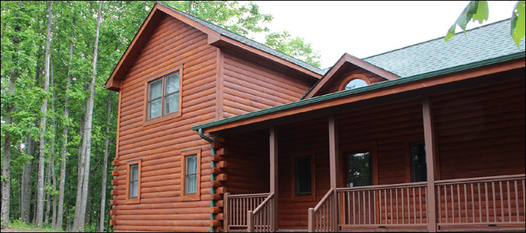 Log Home Staining in Madison County,  North Carolina